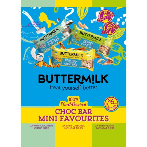 Buttermilk Vegan Dairy Free Mini Choc Bar Favourites Selection Pack