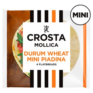Crosta & Mollica Mini Piadina Flatbreads Durum Wheat