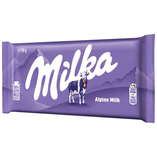 Milka Alpine Milk Chocolate Bar