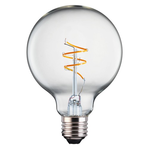 TCP Clear Glass Filament G95 E27 4.2W Warm White
