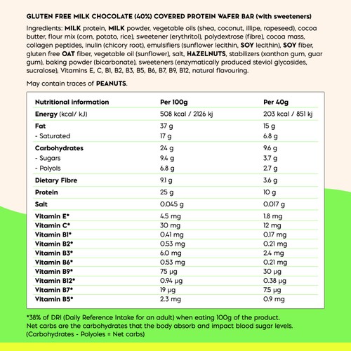 N!CK's Protein Wafer Hazelnut