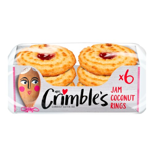 Mrs Crimble's Gluten Free Jam Coconut Rings