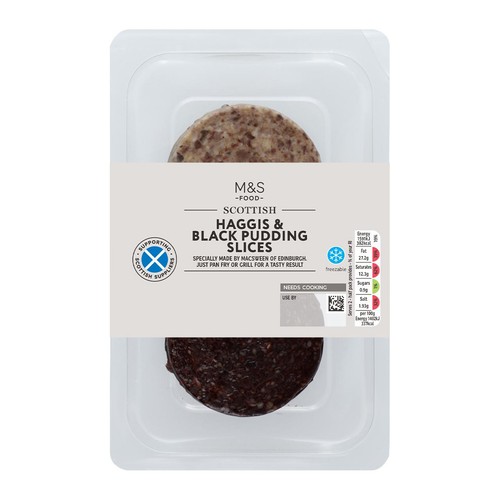 M&S Haggis & Black Pudding Slices