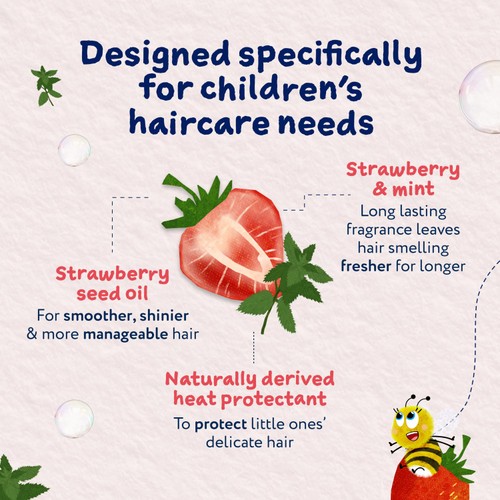 Childs Farm Tangle Taming 3 in 1 Hair Detangler Strawberry & Mint