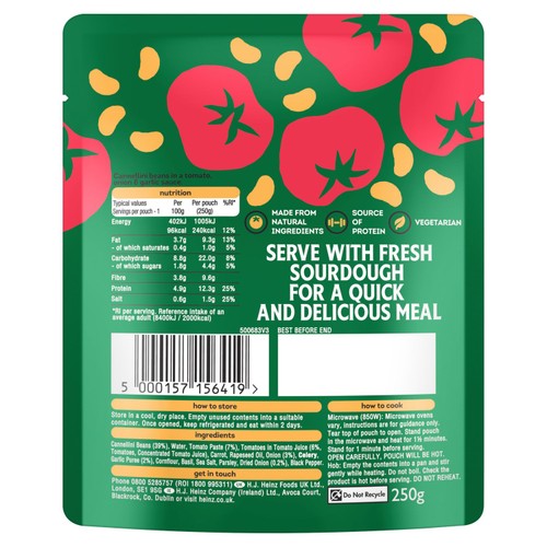 Heinz Tomato Cannellini Beans Italian-Style