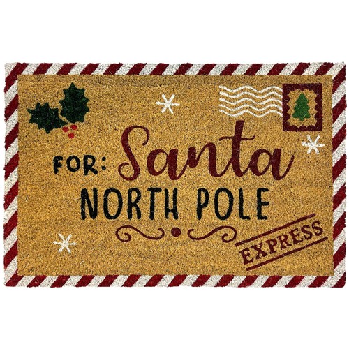 Mighty Mats Christmas Coir Santa Letter 40x60cm