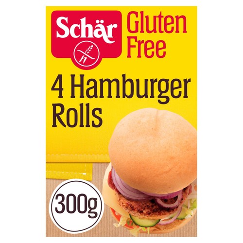 Schar Gluten Free 4 Hamburger Buns