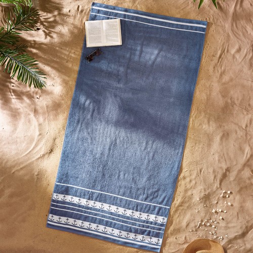 Catherine Lansfield Anchors Beach Towel