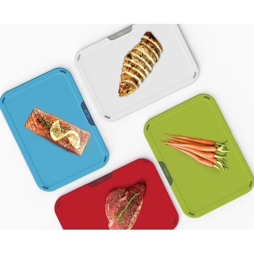 Joseph Joseph Duo Icon 4 piece Chopping Board set -Multicolour