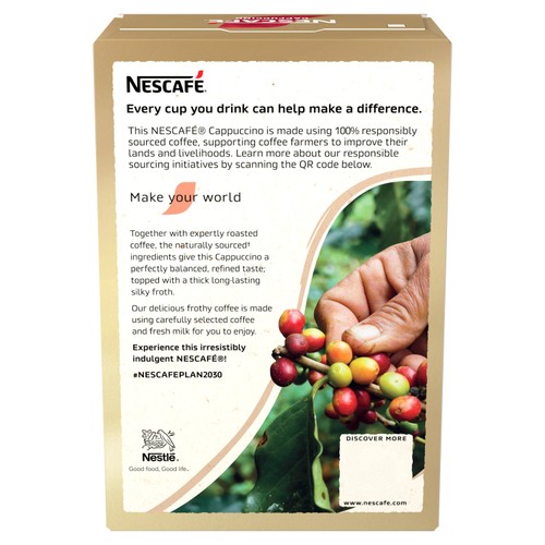 Nescafe Cappuccino Instant Coffee 7 Sachets