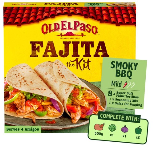 Old El Paso Mexican Smoky BBQ Fajita Kit