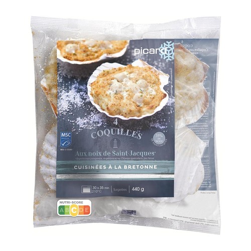 Picard 4 MSC Coquilles St Jacques 440g