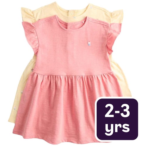 M&S Girls Cotton Jersey Cupcake Dresses, 2-3 Years, Multi