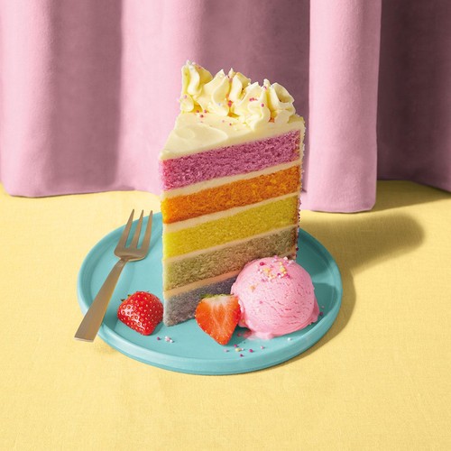 M&S Rainbow Layer Cake