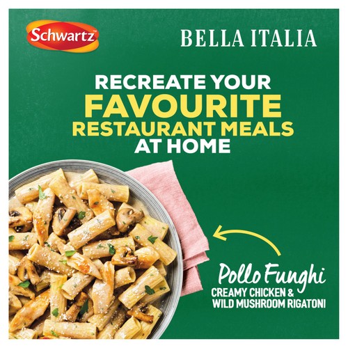 Schwartz x Bella Italia Pollo Funghi