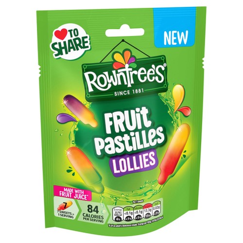 Rowntrees Fruit Pastilles Lollies Pouch