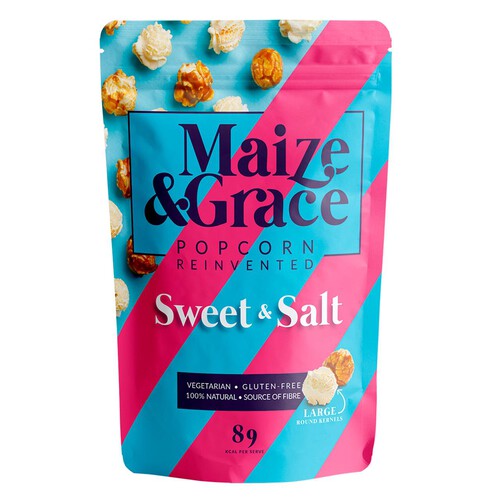 Maize & Grace Sweet & Salt Popcorn, 50g Maize & Grace Sweet & Salt Popcorn, 50g