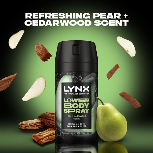 Lynx Lower Body Deodorant Body Spray Pear