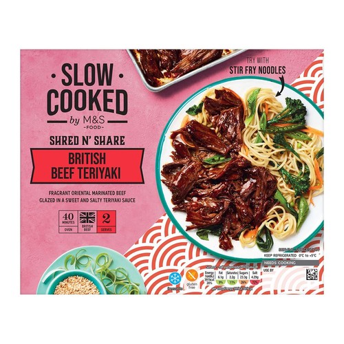M&S Slow Cooked Beef Teriyaki