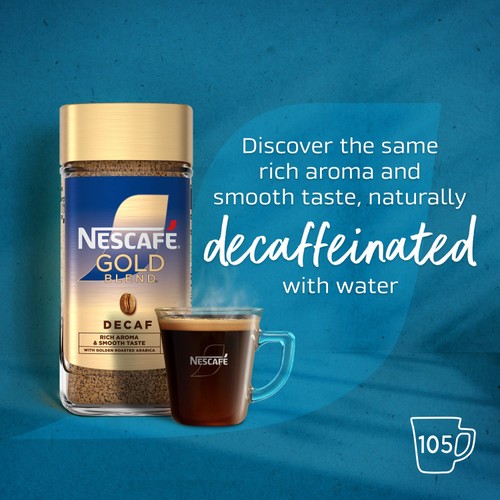 Nescafe Gold Blend Decaf Freeze Dried Instant Coffee - Ocado