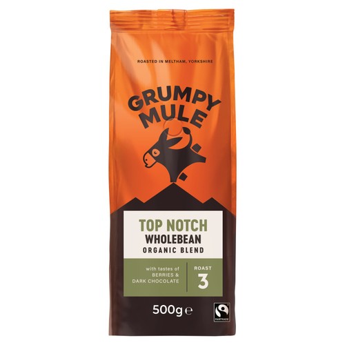 Grumpy Mule Top Notch Organic Blend Coffee Beans