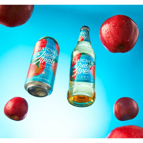 Thatchers Juicy Apple Cider 4pk Can