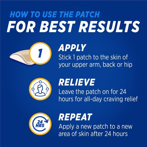 Nicotinell Nicotine Patch Stop Smoking 24hr Craving Relief 21mg Step 1