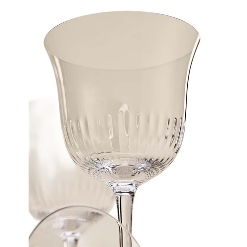 M&S Set of 4 Delphine White Wine Glasses, Clear