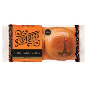 St. Pierre 4 Seeded Brioche Burger Buns