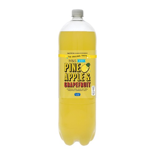 M&S Diet Pineapple & Grapefruit Sparkling Drink