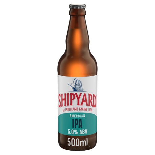 Shipyard American IPA Ale Beer Bottle