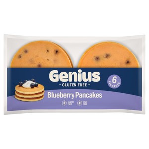Genius Deliciously Gluten Free Blueberry Pancakes 6 pack