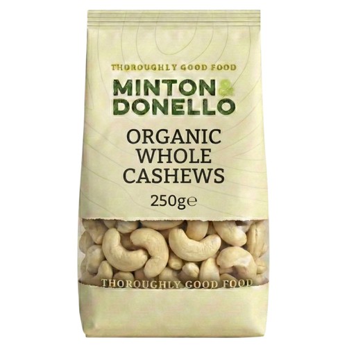 Minton & Donello Organic Whole Cashews