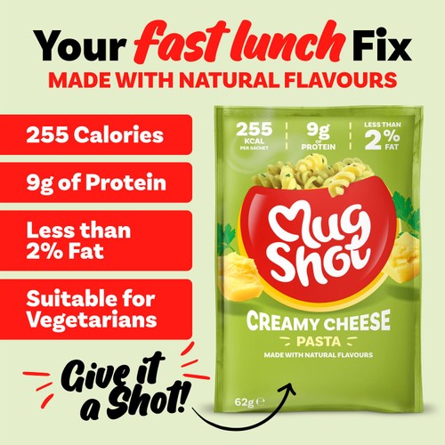 Mug Shot Creamy Cheese Pasta
