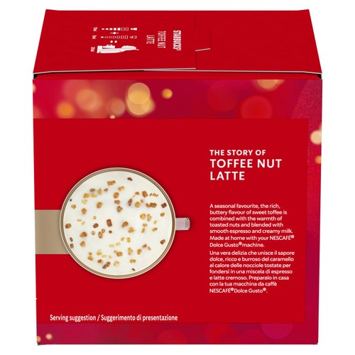 Starbucks Toffee Nut Latte by Nescafe Dolce Gusto Coffee Pods