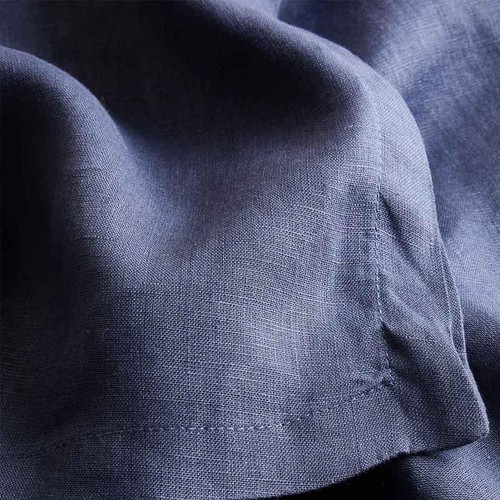 M&S Pure Linen Tablecloth,  Navy