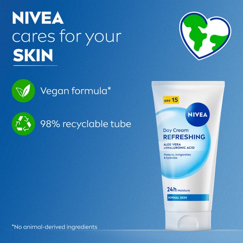 NIVEA Refreshing 24h Day Face Cream SPF15