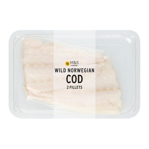 M&S Cod Fillets Skinless & Boneless