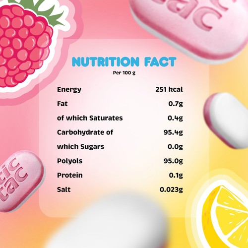 Tic Tac Two Raspberry and Lemon