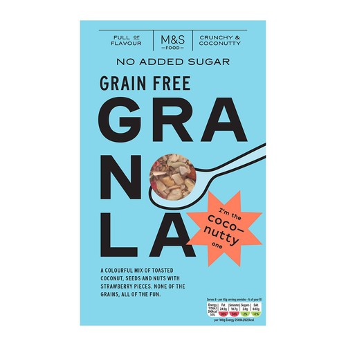 M&S No Added Sugar Grain Free Granola