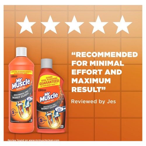 Mr Muscle Power Gel Drain Unblocker
