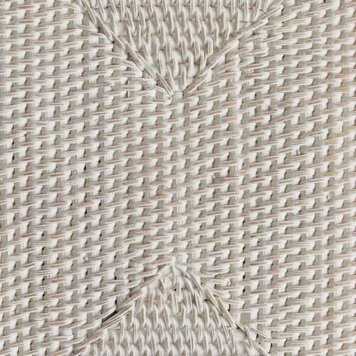 M&S Set of 2 Rattan Washed Placemats, White