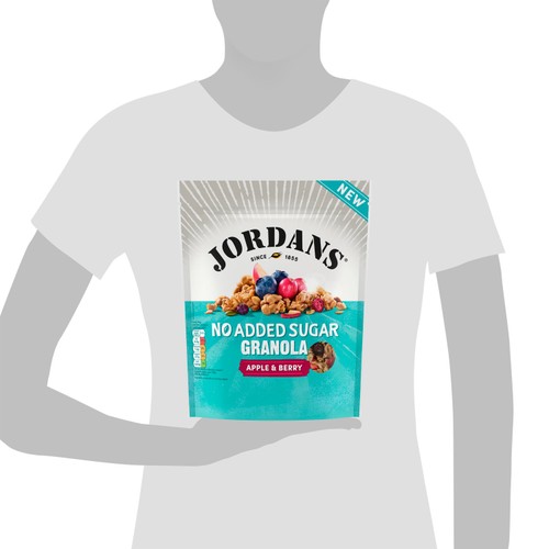 Jordans No Added Sugar Apple & Berry Granola Breakfast Cereal