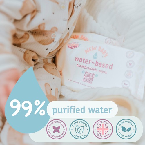 Kinder by Nature Water-Based Wipes