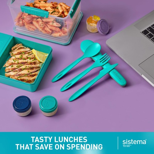 Sistema To Go Cutlery Travel Set Portable Reusable Utensils