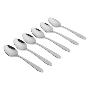 Set of 6 Maxim Teaspoons, Silver