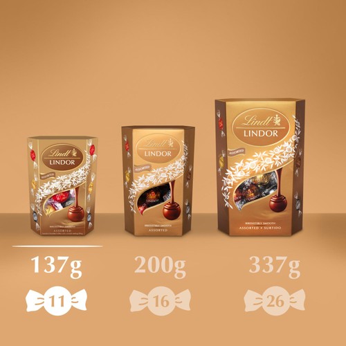 Lindt Lindor Assorted Chocolate Truffles Box