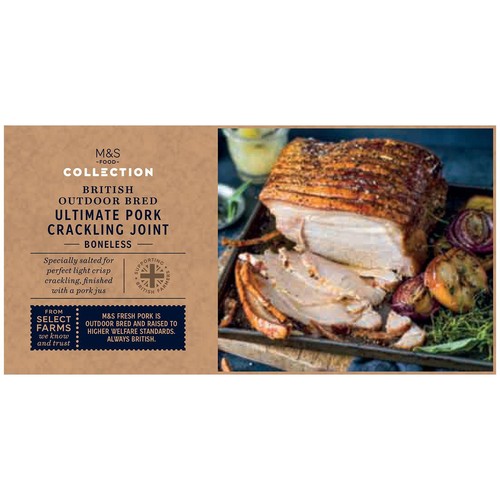 M&S Ultimate Pork Crackling Joint