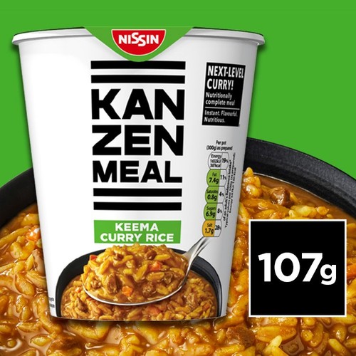 Nissin Kanzen Meal Keema Curry Pot