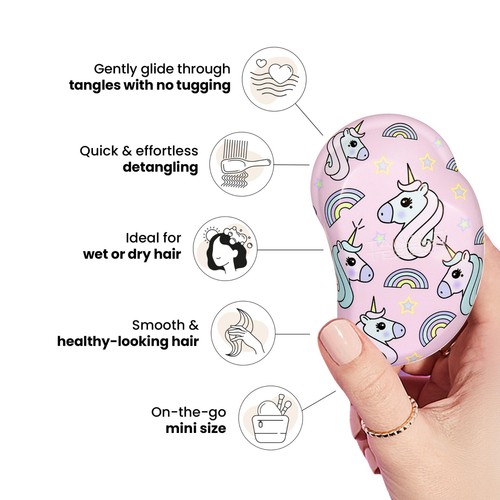 Tangle Teezer Kids Unicorn Mini Detangling Hairbrush 
